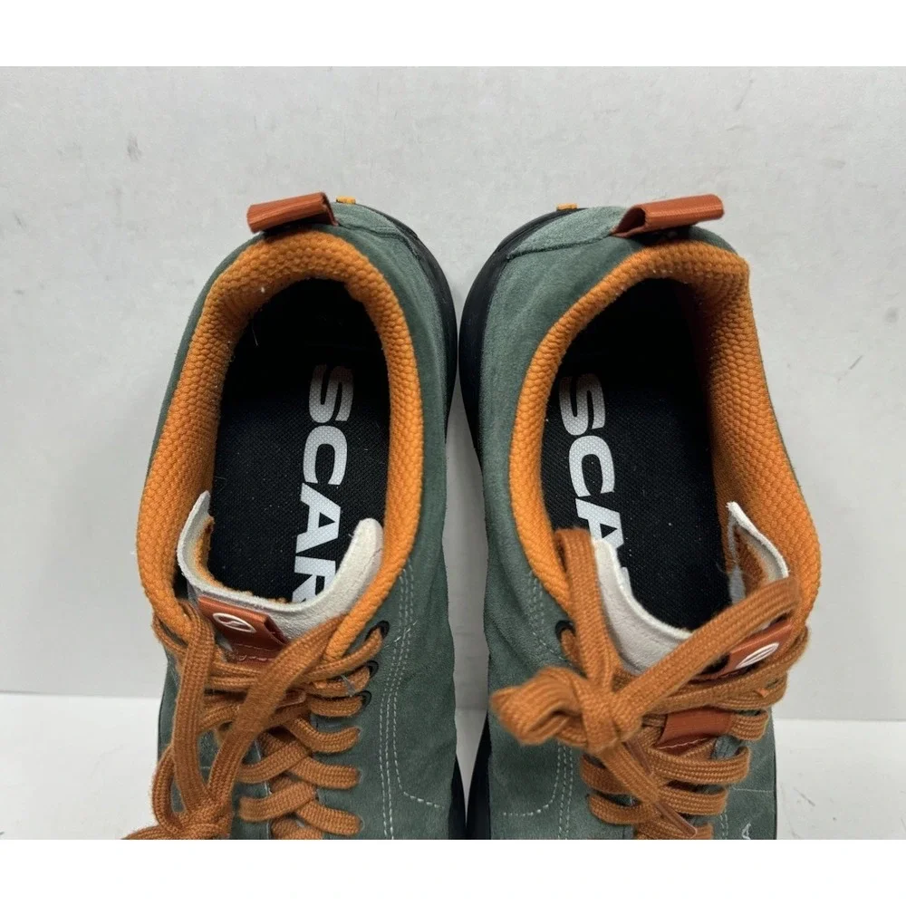 Scarpa Mojito Wrap Hiking Trail Shoes Men's Size 10.5 Green Orange